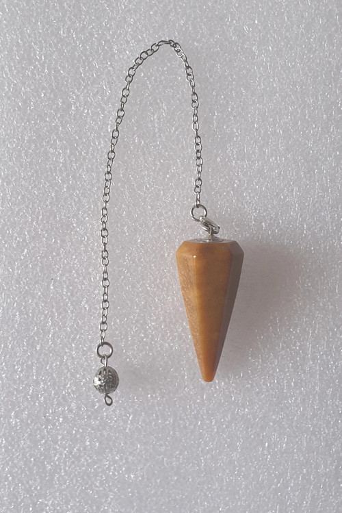 Doğal Jasper Pandül - Sarkaç Kahverengi Jasper 433-5