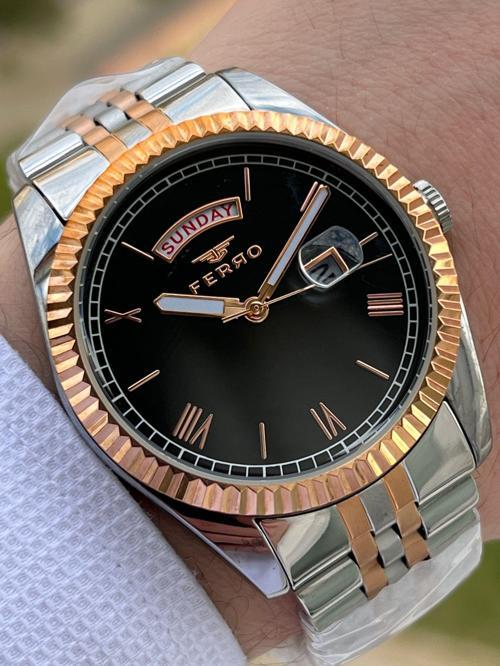 Çelik Kordon İç Fonksiyonları Aktif Chronograph 30 Mt Su Geçirmez Erkek Kol Saat EFM11130-E2
