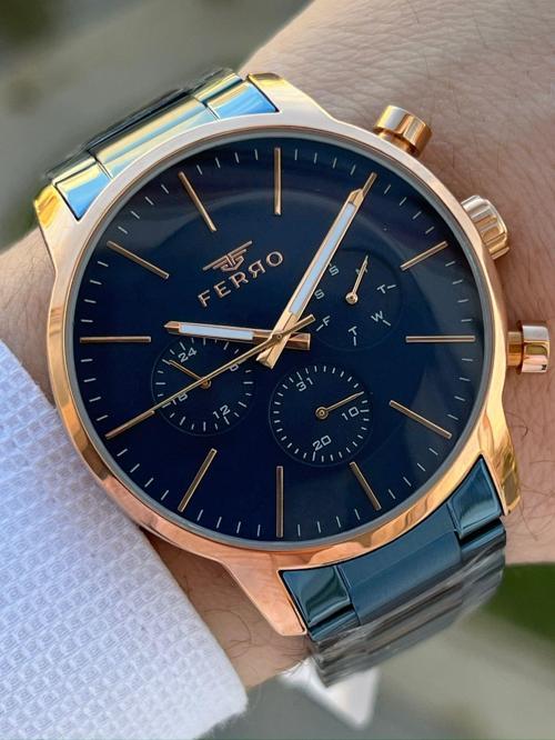 Çelik Kordon İç Fonksiyonları Aktif Takvimli 30 Mt Su Geçirmez Erkek Kol Saat EFM1774-T