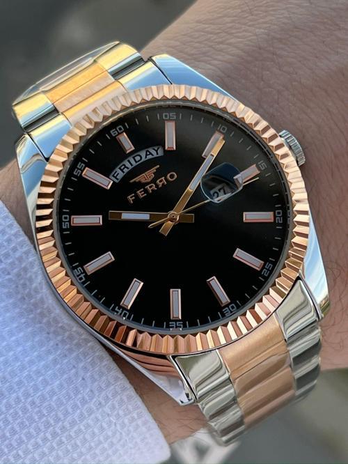 Çelik Kordon Takvimli 30 Mt Su Geçirmez Erkek Kol Saat EFM11211-E2