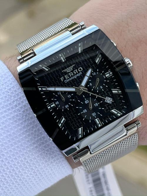 Gümüş Renk Hasır Kordon İç Fonksiyonları Aktif  30 Mt Su Geçirmez Erkek Kol Saat EF31265-A2