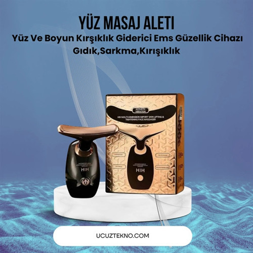 Yüz ve Boyun Masaj Aleti – Yunus Tasarım, Kırışık Görünümü Giderici