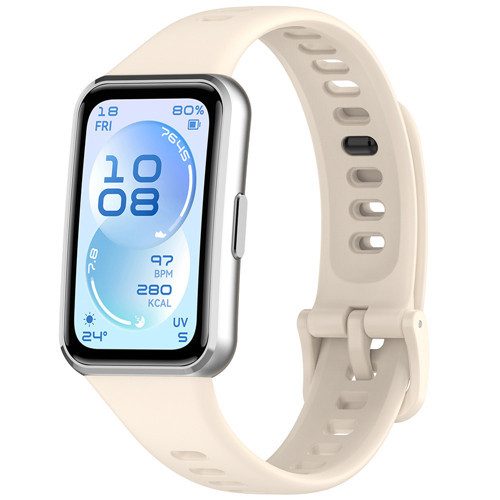 Huawei Band 11 / 11 Pro Uyumlu MKST Premium Silikon Klasik Kordon - Starlight