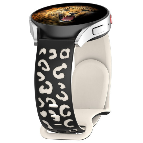 Gear S2 MKST KRD-140 20mm Silikon Kordon Strap Kayış - Siyah-Starlight