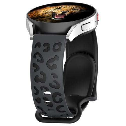 Galaxy Watch 42mm MKST KRD-140 20mm Silikon Kordon Strap Kayış - Siyah