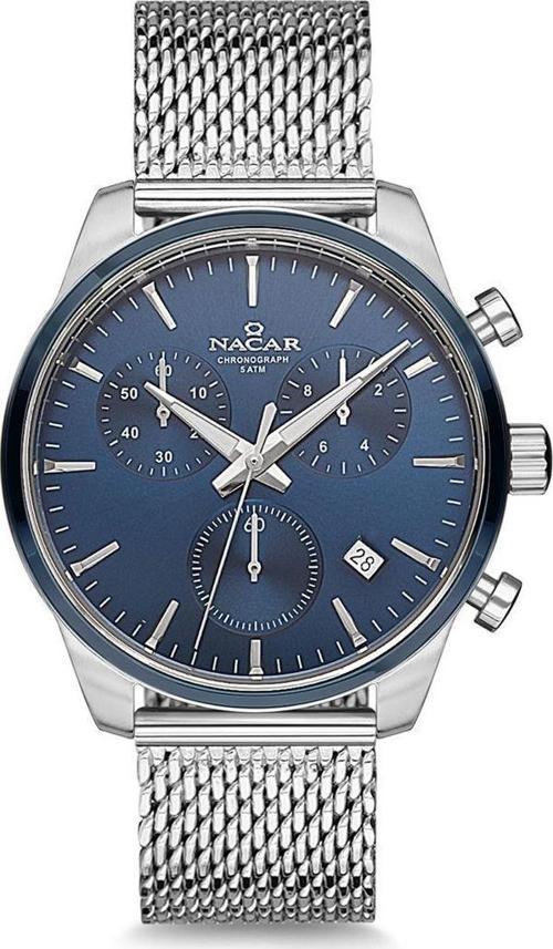 Bileklik Hediyeli Fonksiyonlu Kristal Camlı 5 Atm 2 Yıl Garantili Erkek Kol Saati 290316ALLM