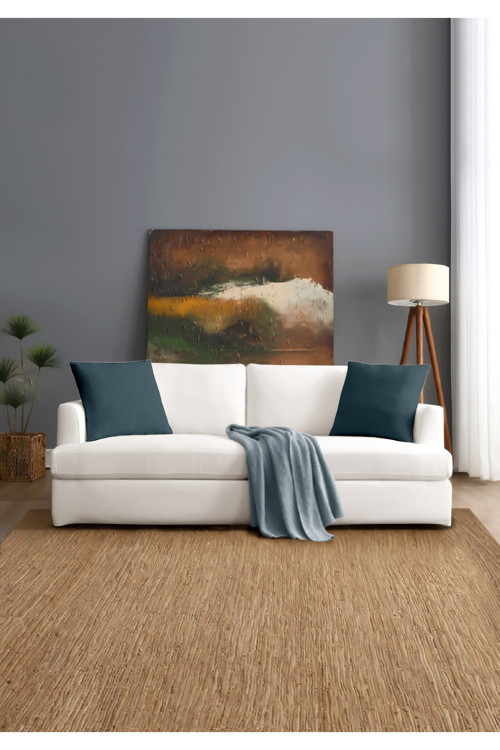 Canvas 4'lü İndigo Sıvı Geçirmez Leke Tutmaz Kırlent Kılıfı 40 x 40 cm
