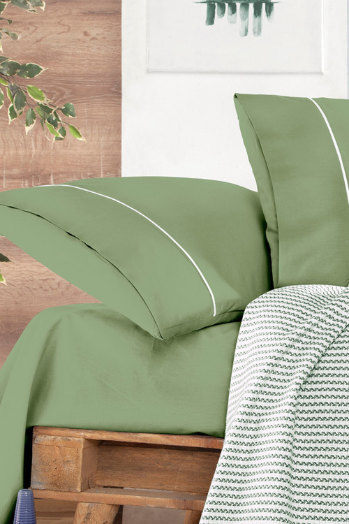 Cozy Pike Takımı Tek Kişilik Haki 160*230 cm