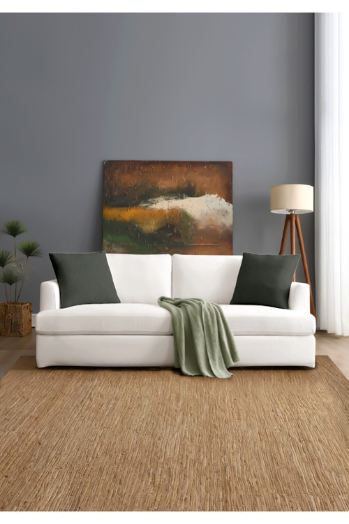 Canvas 4'lü Koyu Gri Sıvı Geçirmez Leke Tutmaz Kırlent Kılıfı 40 x 40 cm