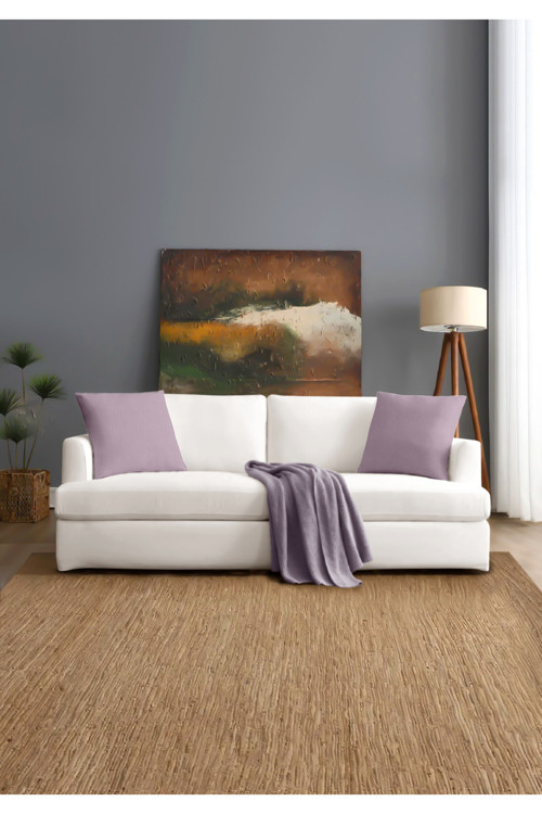 Canvas 4'lü Lila Sıvı Geçirmez Leke Tutmaz Kırlent Kılıfı 40 x 40 cm