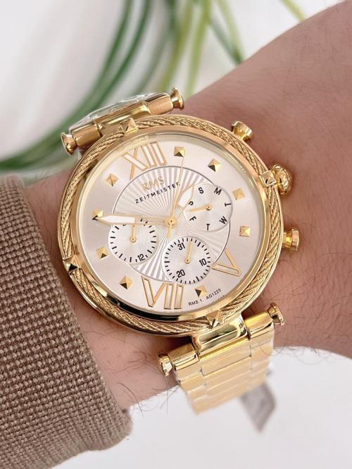 RM1493.02 RMS Romanson Grandmaster Özel Seri Kararmaz Renk Atmaz 5 Atm 48 mm Erkek Kol Saati