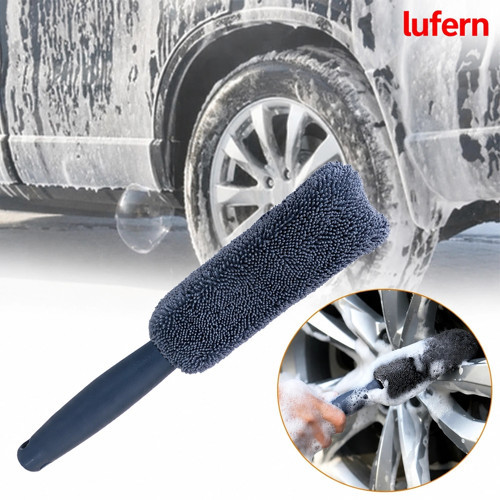 Yüksek Kalite Mikrofiber Jant Temizleme Fırçası Lastik Ölü Köşeler Etkili Temizlik Elastik Kir Leke