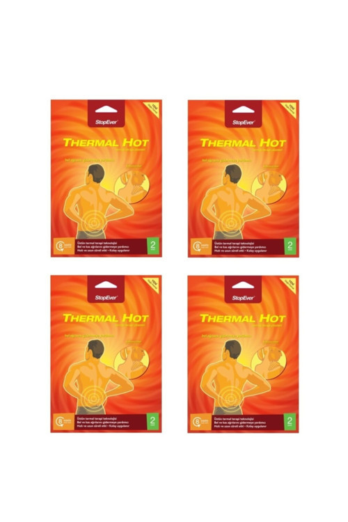Stop Ever Thermal Hot Termal Terapi 2X4=8 Adet 4'Lü Set