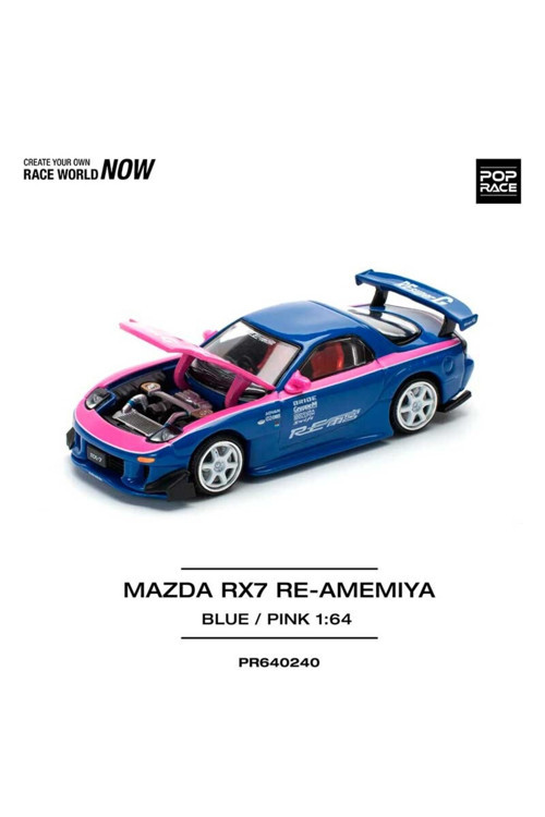 Pop Race Mazda Rx7 Re-Amemiya Mavi