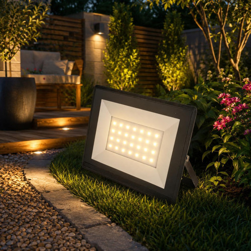 elektirik baglantılı 50w beyaz led ışık projöktör