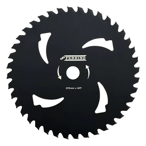 Motorlu Tırpan 4D Daire Elmas Bıçak Testere 255Mm Siyah Yıldırım Model