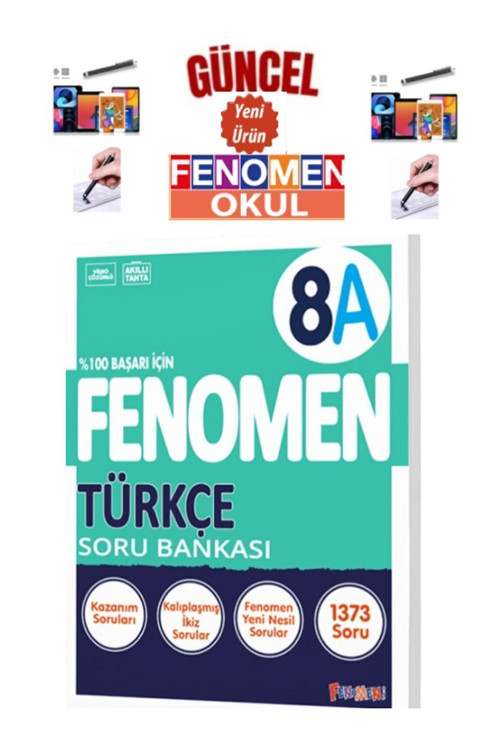 Güncel 8.Sınıf Lgs Hazırlık Türkçe Soru Bankası (A)Kolay+Kalem