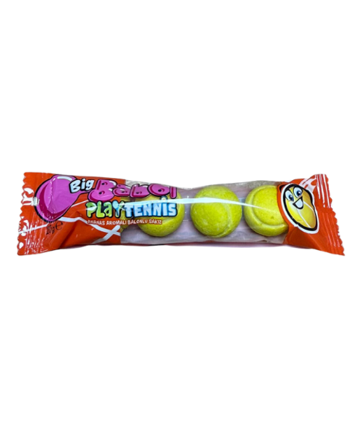 Play Tennis Ananas Aromalı Balonlu Sakız 20 GR * 28 Adet