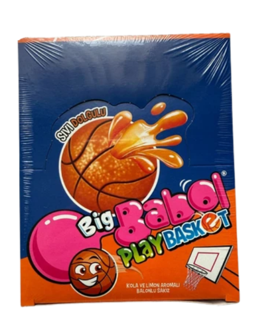 Play Basket Kola Ve Limon Aromalı Balonlu Sakız 20 GR * 28 Adet