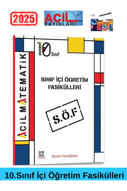 10. Sınıf Acil Matematik Sınıf İçi Öğretim Fasikülleri+Android Kalem