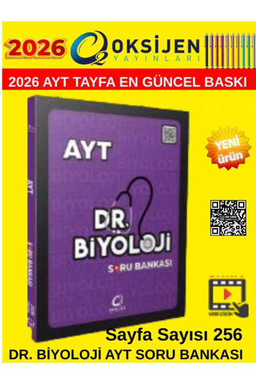 2026 Dr.Biyoloji Ayt Soru Bankası+Kalem