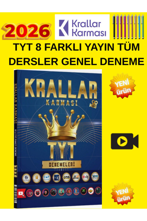 Tyt 8 Li Denemeleri+Android Kalem