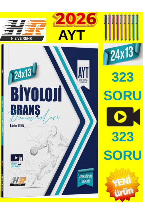 Ayt Biyoloji 24X14 Denemeleri - Yeni Nesil Sorular - Güncel