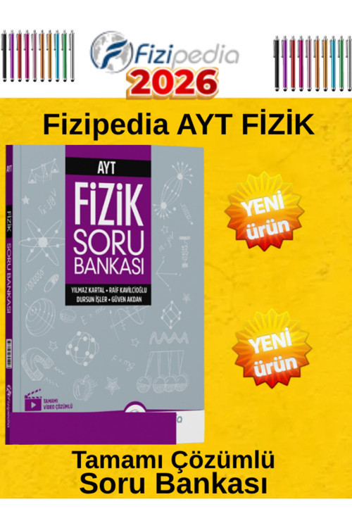 Fizipedia Yayınları 2026 Fizipedia Yks Ayt Fizik Soru Bankası +Tablet Kalemi