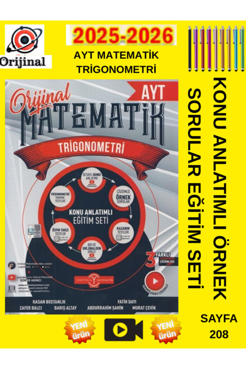 Ayt Matematik Trigonometri Konu Anlatımlı Eğitim Seti+Android Kalem