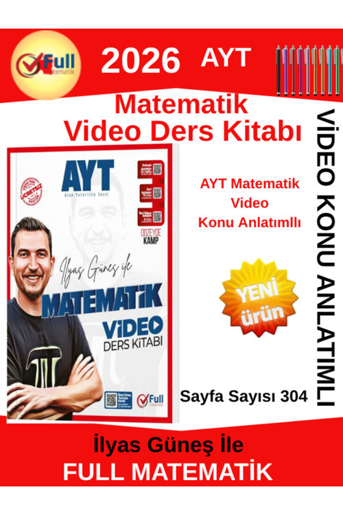 Ayt Matematik Video Ders Kitabı(İlyas Güneş)+Android Kalem