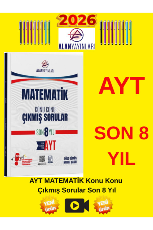 Alan Yayınları Ayt Matematik Konu Özetli 10 X 40 Branş Denemeleri+Android Kalem