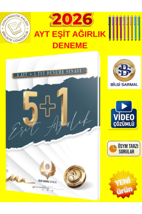 Sarmal 2026 Tyt Ayt Ea 5+1 Sarmal Deneme Bilgi Sarmal Yayınları - Sınav Formatında+Kalem