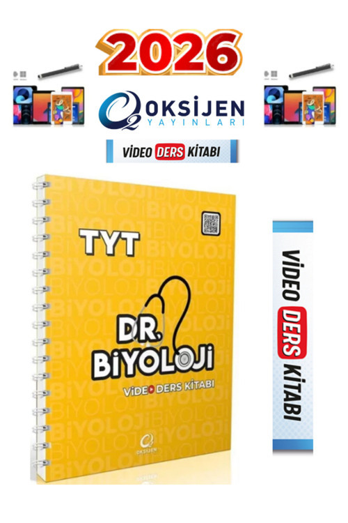 2026 Tyt Dr Biyoloji Video Ders Kitabı+Android Kalem