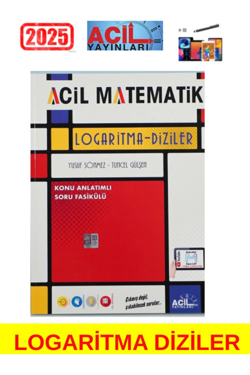 Matematiğin İlacı Tyt Acil Matematik Logaritma Diziler+Android Kalem