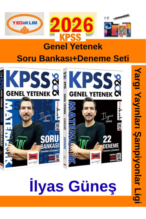 2026 Kpss Genel Yetenek Matematik Video Çözümlü Soru Bankası+22 Deneme