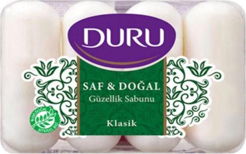 SAF DOĞAL KLASİK BEYAZ SABUN VEGAN 4*70 GR