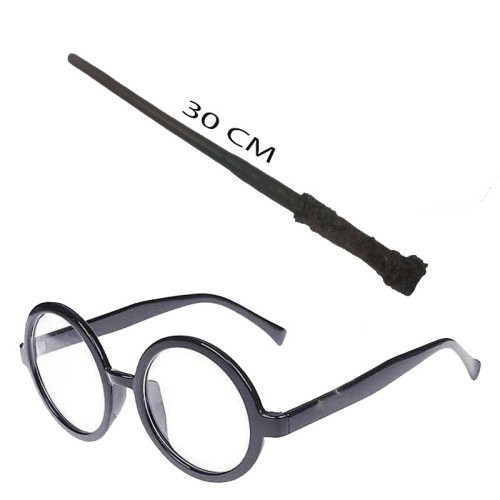 Harry Potter Asa Ve Siyah Çerçeveli Gözlük Seti - Tasarım