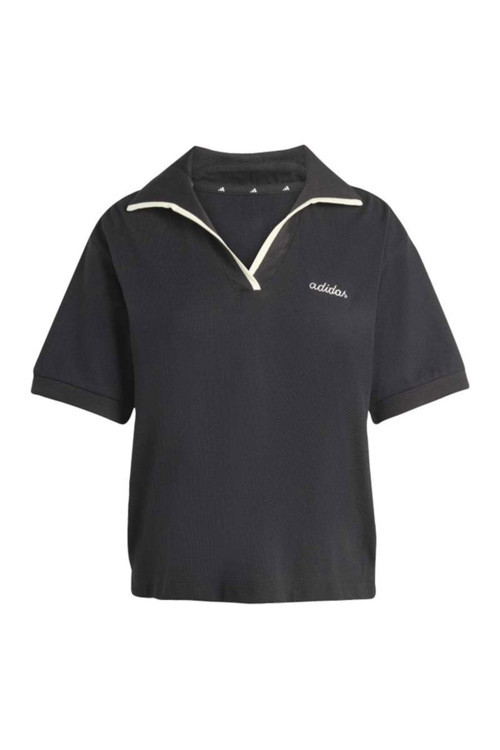 W CP POLO SİYAH KADIN POLO TİŞÖRT KC3998