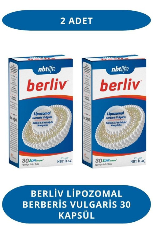 Berliv Lipozomal Berberis Vulgaris 30 Kapsül (2 Adet)