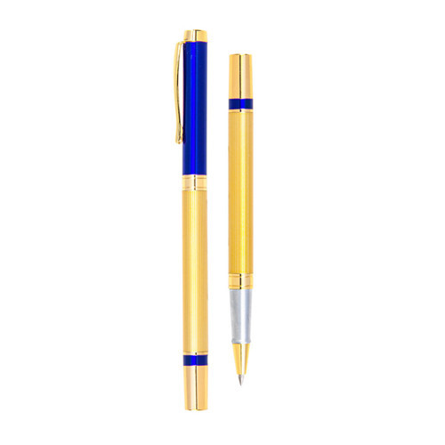 ETT Metal Roller Lacivert Gold Kalem - İmza ve Hediye Kalemi