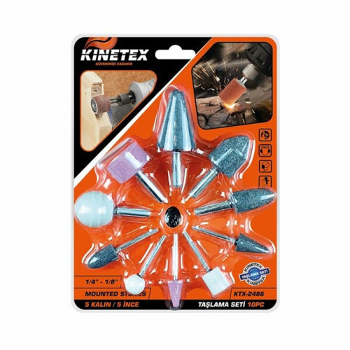 ETT 10 Parça Kalıpçı Taşlama Seti - Metal, Ahşap, Plastik Yüzeyler İçin