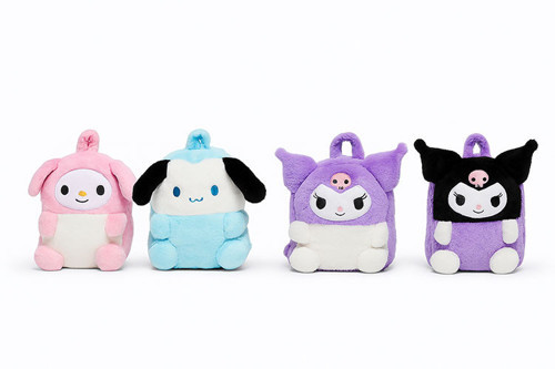 ETT Peluş Kuromi, My Melody, Cinnamoroll Sırt Çantası