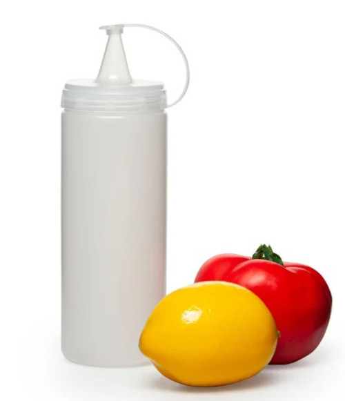 ETT Şeffaf Sos Şişesi - 400 ML, Vidalı Kapaklı, BPA'sız Mutfak Malzemesi