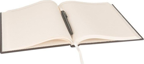 DERİ KAPAK DEFTER AJANDA TARİHSİZ ÇİZGİLİ 17X24 CM