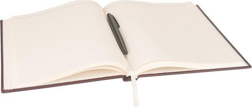 DERİ KAPAK DEFTER AJANDA TARİHSİZ ÇİZGİLİ 17X24 CM