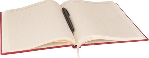 DERİ KAPAK DEFTER AJANDA TARİHSİZ ÇİZGİLİ 17X24 CM