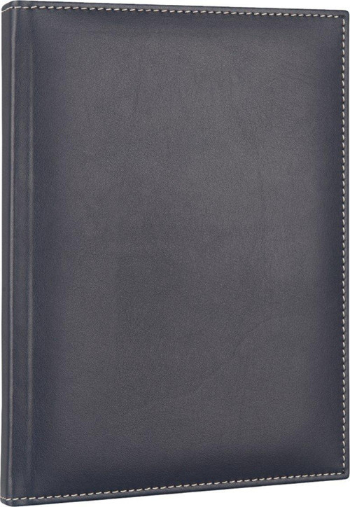 DERİ KAPAK DEFTER AJANDA TARİHSİZ ÇİZGİLİ 20X28 CM