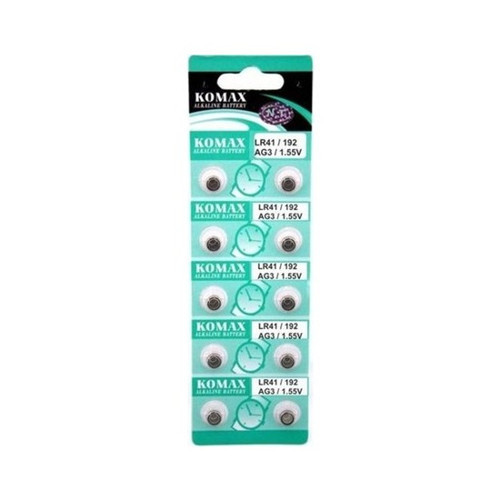 AG3 Saat Pili - Düğme Pil 10'lu Paket LR41/192 1.55V