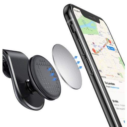 Araba Klimasına Takılan Mandallı 360 Mıknatıslı Telefon Tutucu - Slim L Tasarım