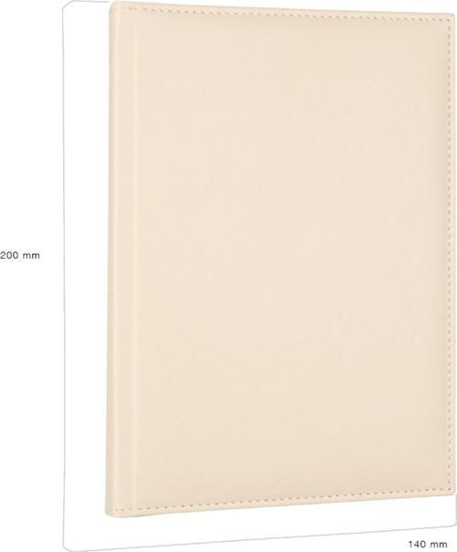 DERİ KAPAK DEFTER AJANDA TARİHSİZ KARELİ 14X20 CM